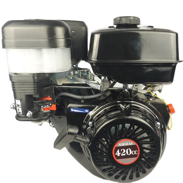 15HP новый стиль 420CC с воздушным охлаждением 4-тактный ручной запуск и электрические пусковая мощность бензинового двигателя