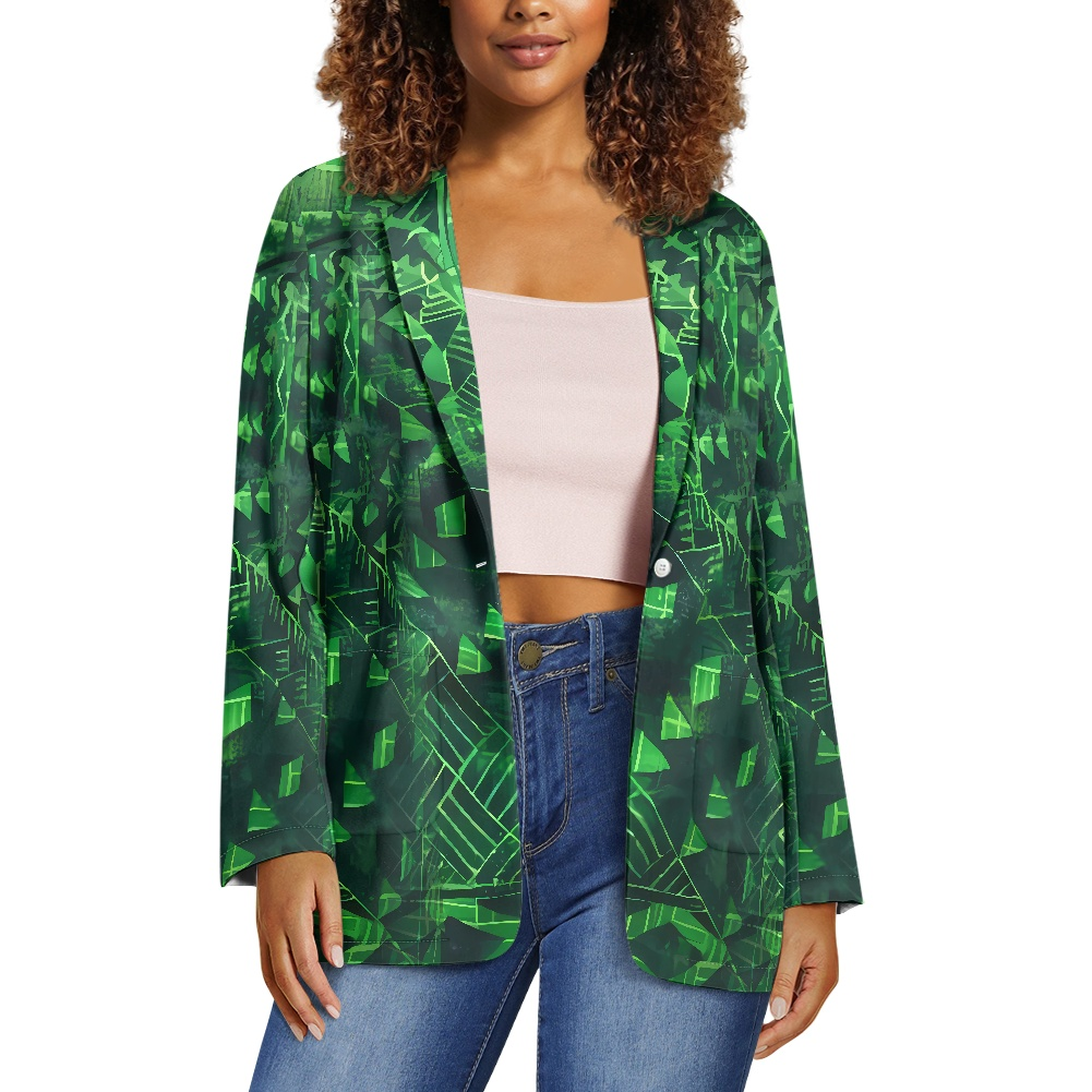 Polynesian Elei Tribal Design Custom Woman Blazer Work Suit Women's Jacket Office Lady fashion Jackets Female Blazer Oversize