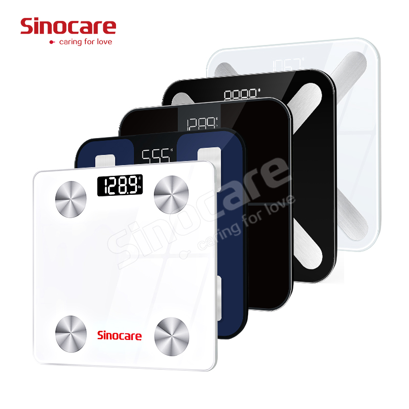 Sinocare BMI беспроводные электронные весы для личного тела, весы для ванной комнаты, цифровые весы для тела и жира, умные весы, электронные весы Bodi
