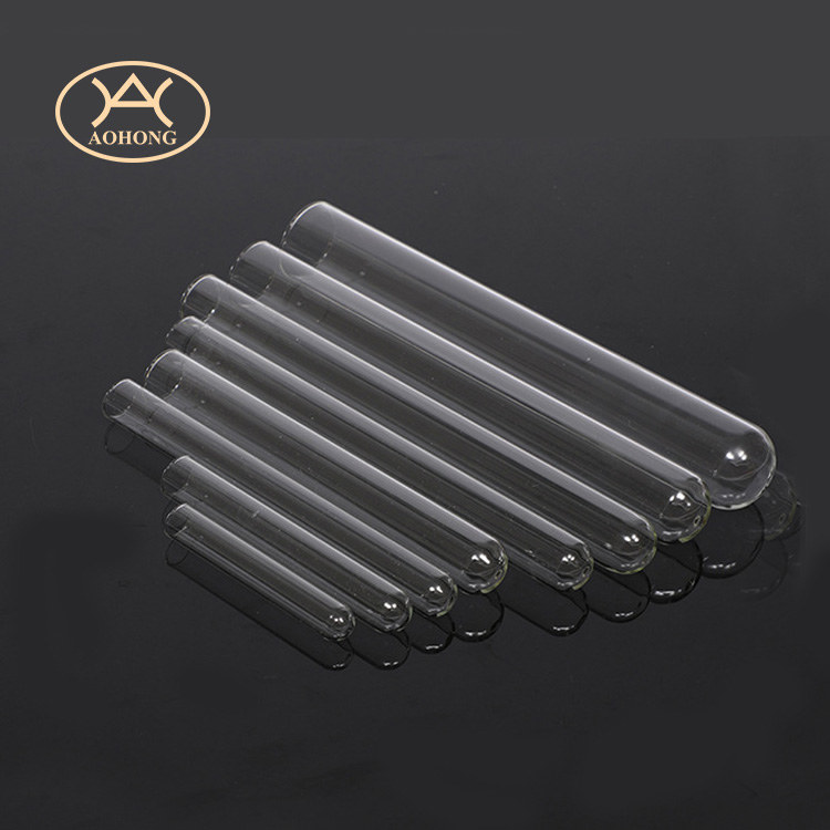 Professional manufacturer customized thickness length glass test tube low price and high quality