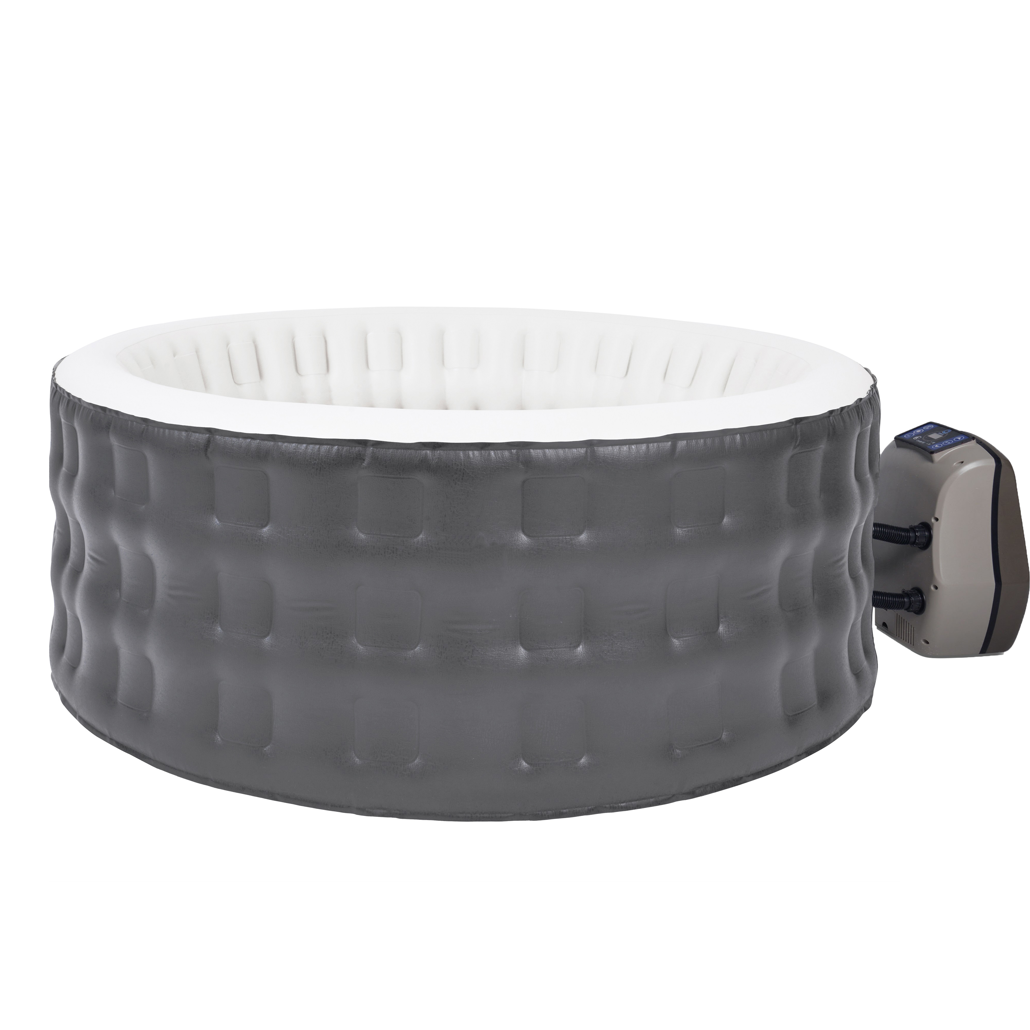 ZJH Round Hot Tub Spa 4 Person Inflatable Portable Hot Tub - 211 gallon