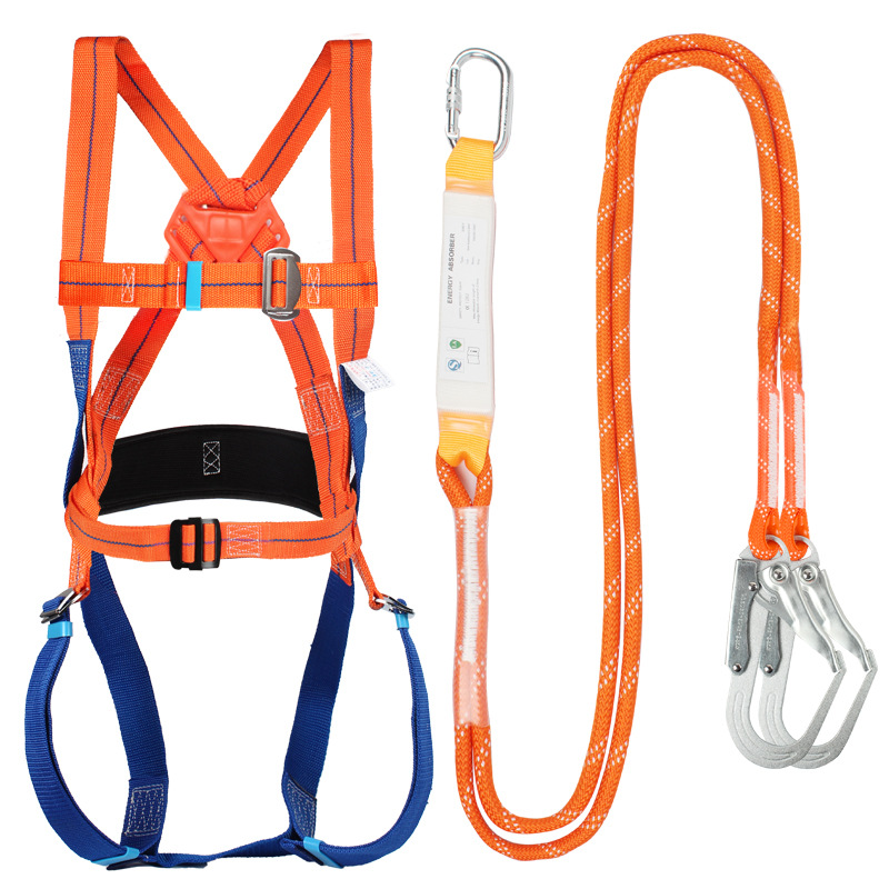 CE UIAA New Stytle Rescue Safety Rock Mountain Climbing Rope Full Body Safety Harness Belt