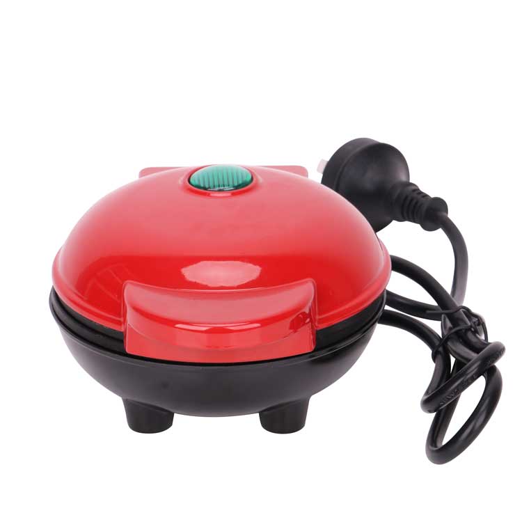 K B Home 2021 hot sale electric portable pocket custom double flat mini waffle maker