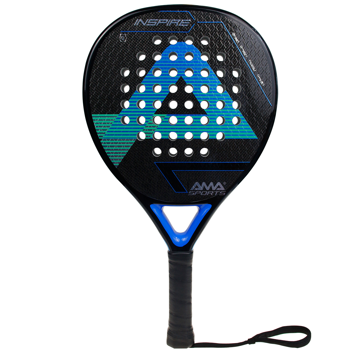2022 RTS New Arrive AMA Design Head Quality Custom Blade Paddle Padel Racket