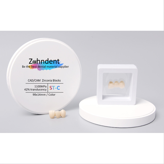 Dental ST Color Zirconia Disc For Veneers Teeth