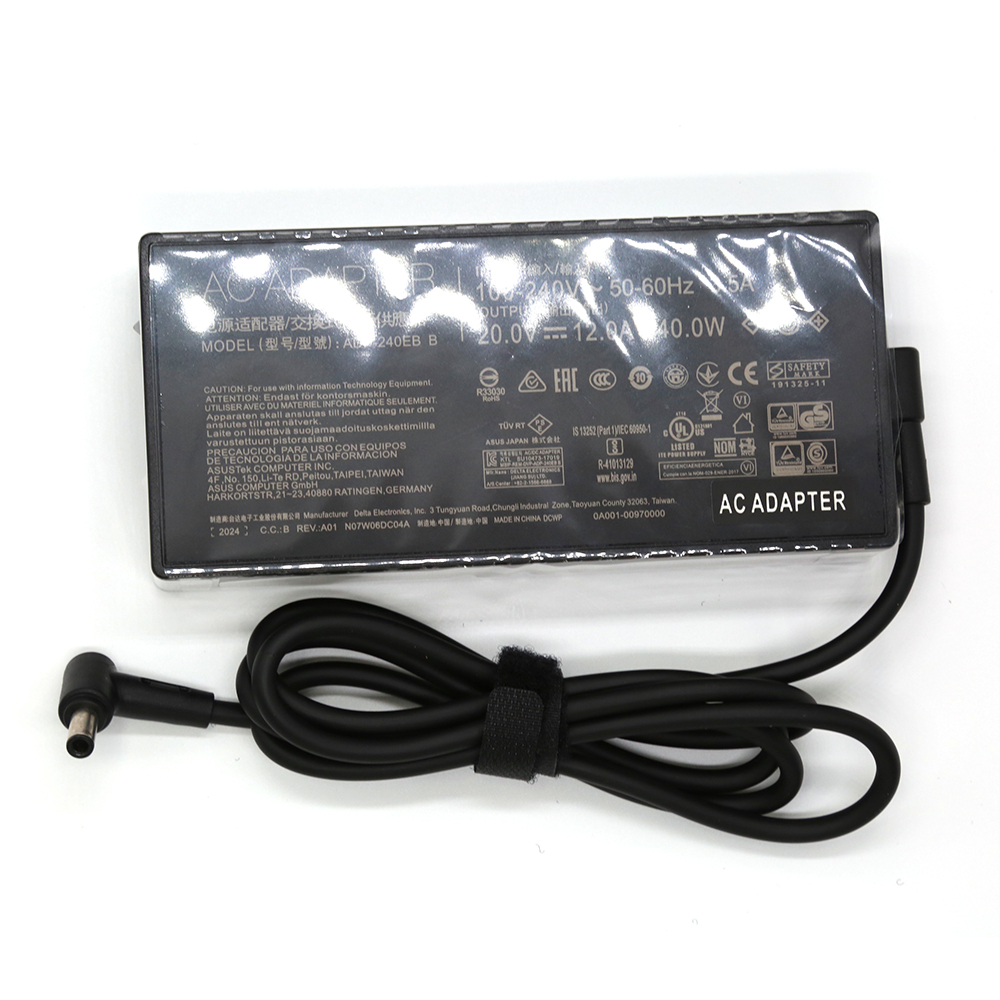 20V 12A 240W адаптер переменного тока питания для ноутбука зарядное устройство для ASUS ROG 15 GX550LXS RTX2080 адаптер ADP-240EB B блок питания для ноутбука Asus 6,0x3,7 мм