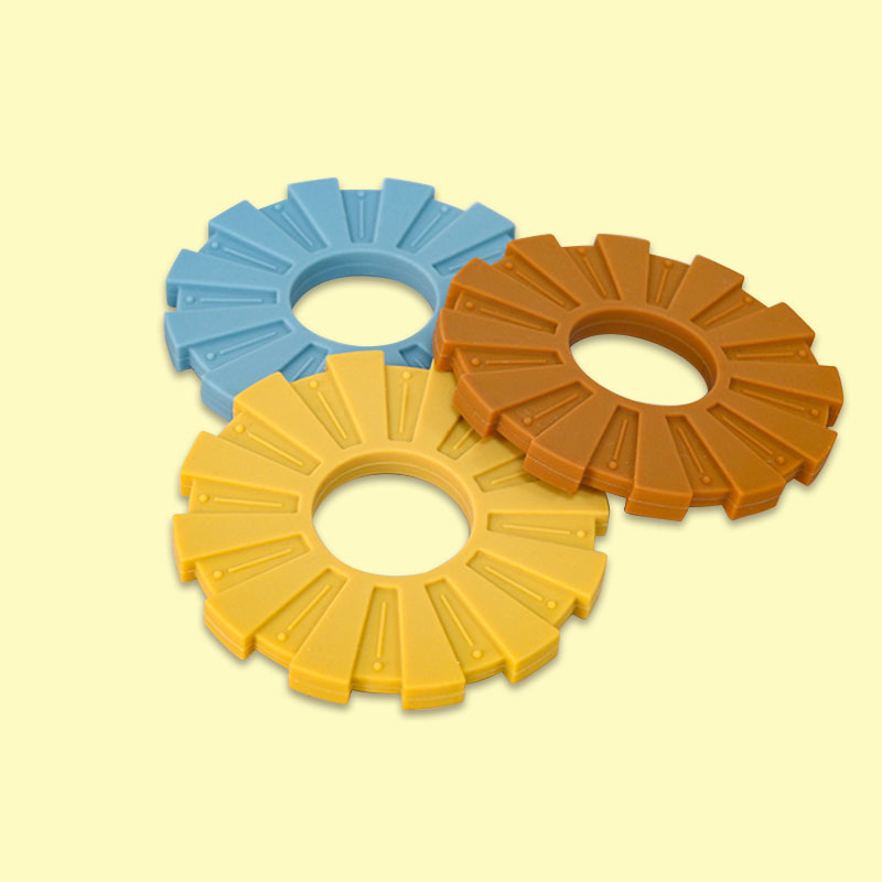 Legenday Bpa Free Chewing Ring Sensory Teething Sun Shape Kids Silicone Teether Educational Toys