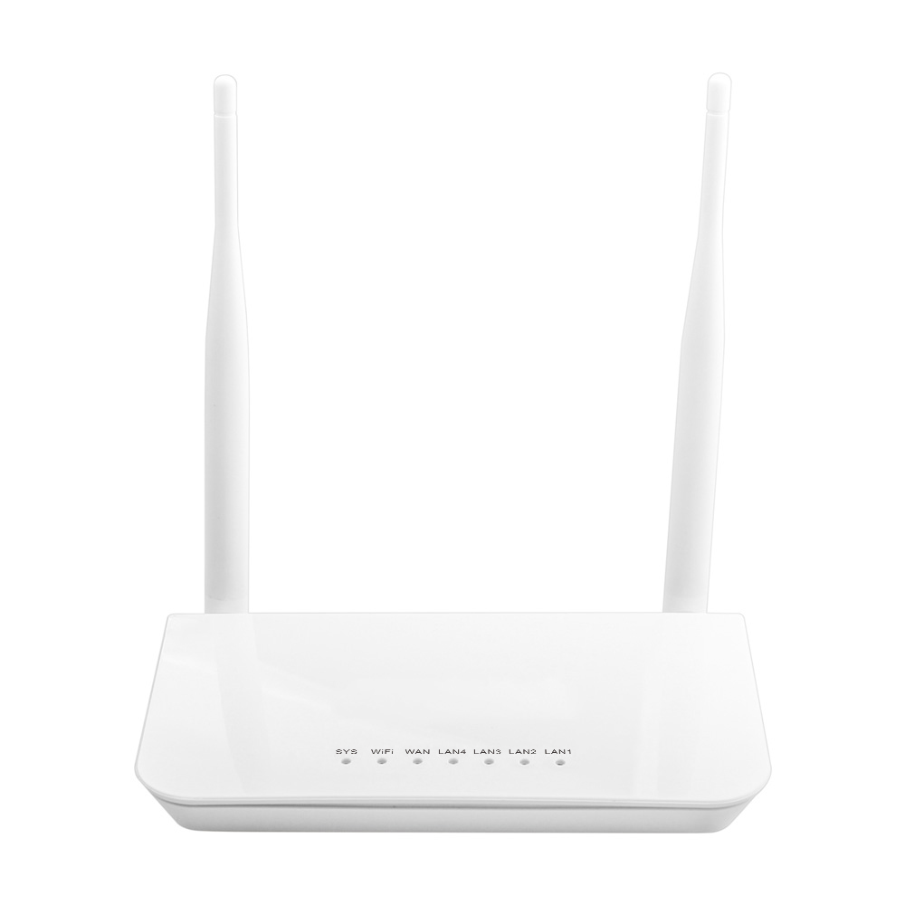 Сетевой Wi-Fi модем с 4 портами Lan RJ45, 300 Мбит/с