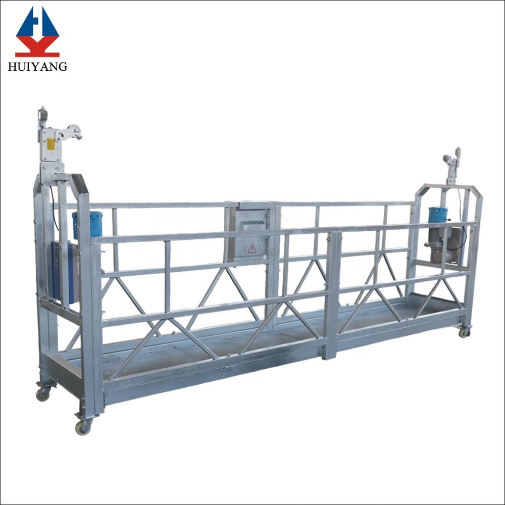 Electric facade cleaning suspended scaffold cradle
