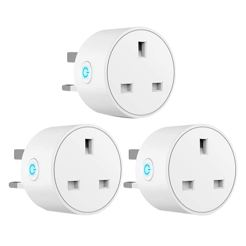 Hot sales USA Standard Tuya Google Home Amazon Alexa WiFi Wireless 10A Smart Plug Socket