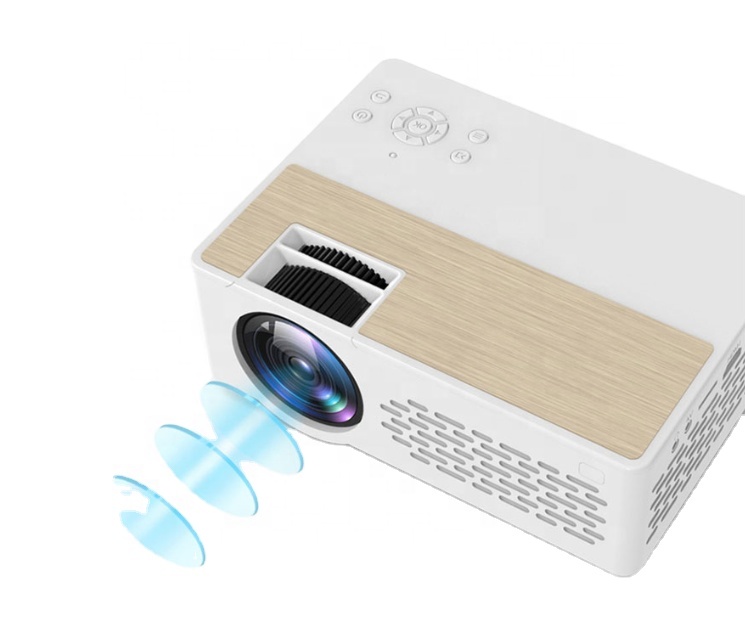 Новый дизайн J12 720P LCD Мини Wi-Fi проектор для домашнего использования кинотеатр умный микро проектор