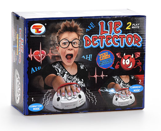 Веселая игрушка для вечеринки, Полиграф с электрошоком, детектор Lie для детей