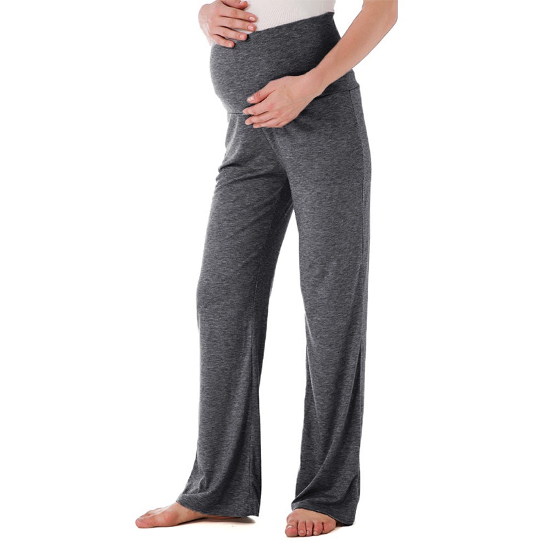OEM свободная посадка Pantalones Повседневные Спортивные Женские однотонные тренировочные брюки для беременных удобные женские хлопковые брюки для беременных