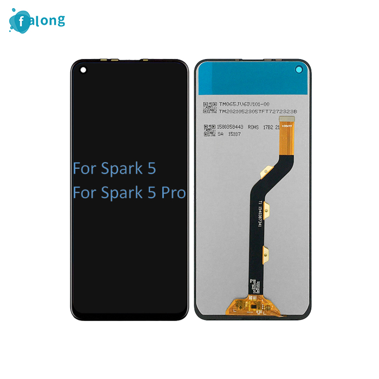 Дисплей для Tecno Spark 5 Air KD6 KD6a, ЖК-дисплей с сенсорным экраном и дигитайзером в сборе для Spark 5 Pro, запасные части для ремонта