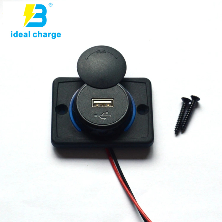 Зарядное устройство для автомобиля, лодки, с одним usb-портом, 24 В, 2,4 А, 12 В