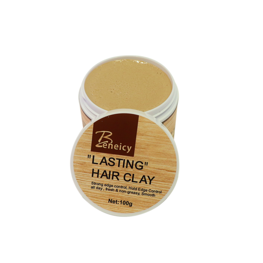 Private Label Acceptable Modeling Hair Pomade Clay Matte Strong Holding Hair Clay Organic Unisex Dry Hair Contains Minerals