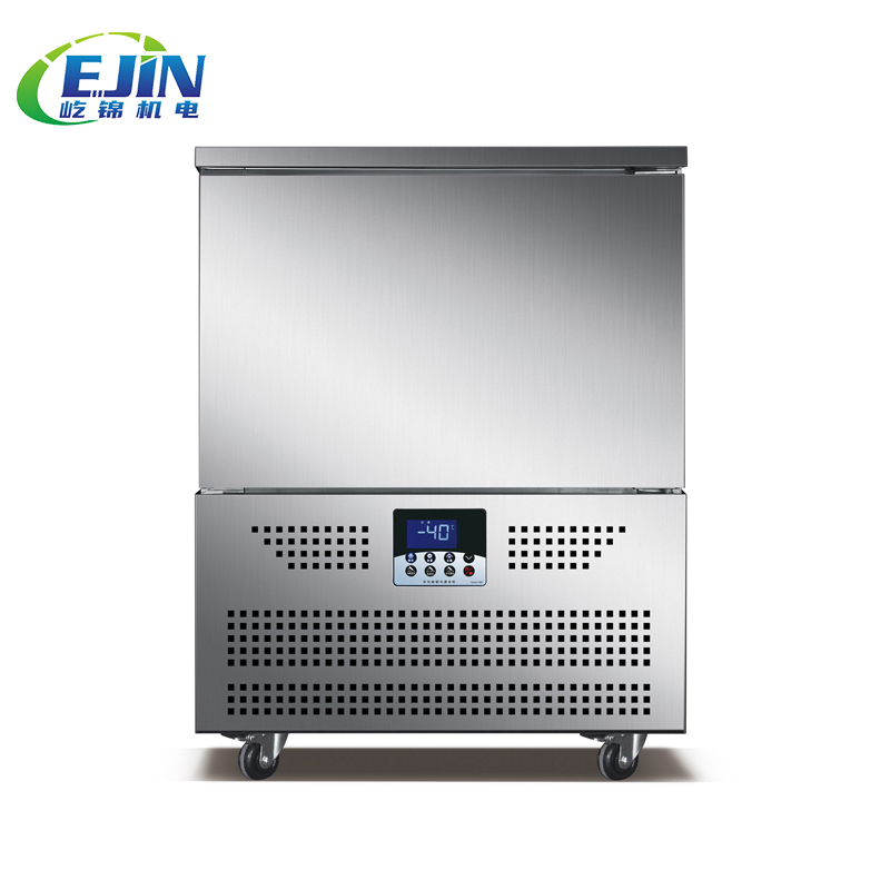 15/20 Trays Electric Individual Quick Blast Shock Freezer Single-Temperature Chiller Machine for Seafood Freeze Process