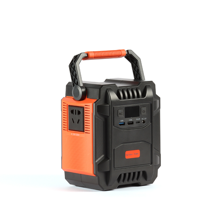 Outdoor 200W AC Output Multifunction Power Bank 48000mAh Portable Mini Solar Charger Home Solar Power Generator with handle lamp