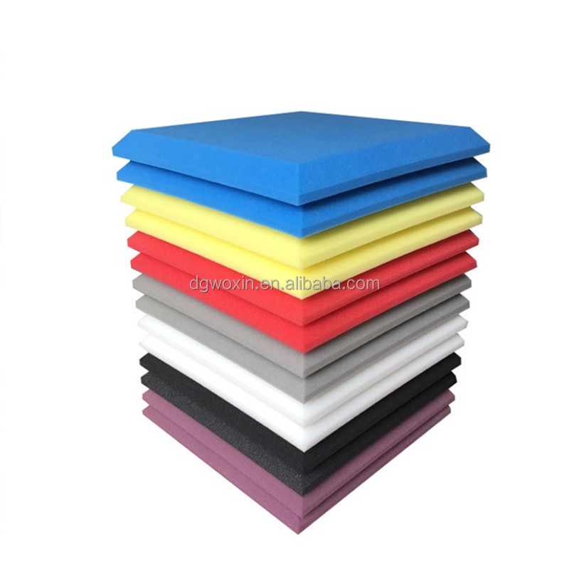 Cheap Price Wedge Acoustic Studio Sponge acoustic foam panels Soundproof wave Foam Wall Tiles
