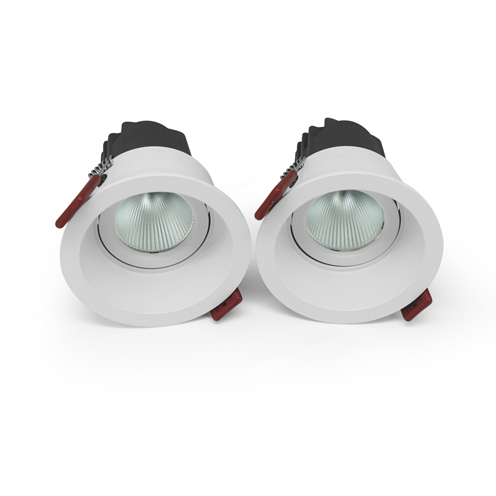 Умное освещение для отеля, спальни, виллы zigbee solution с регулируемой яркостью, монолитный блок светодиодов, антибликовые встраиваемые круглые светильники