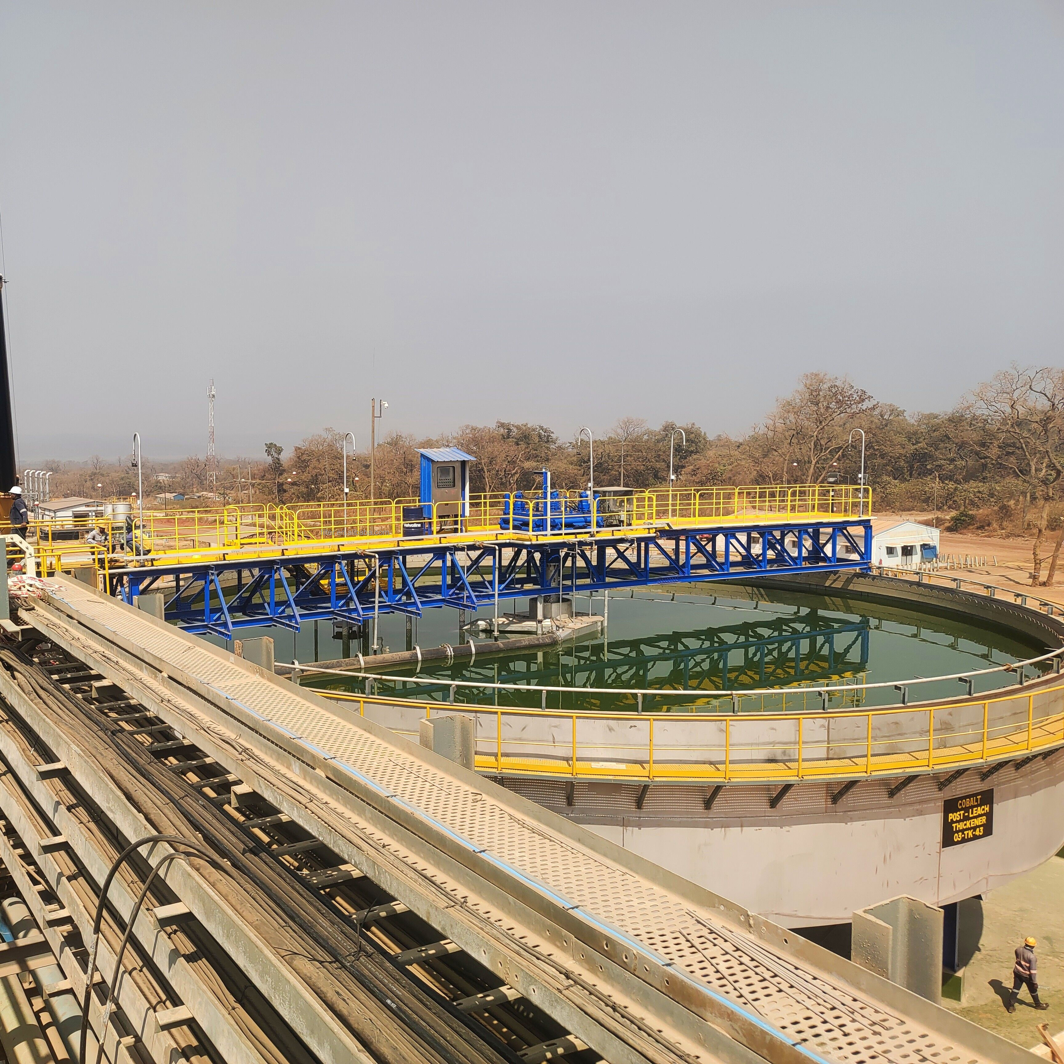 High rate copper ore mining thickener for zambia copper beneficiation process hydrochloric tailing thickener