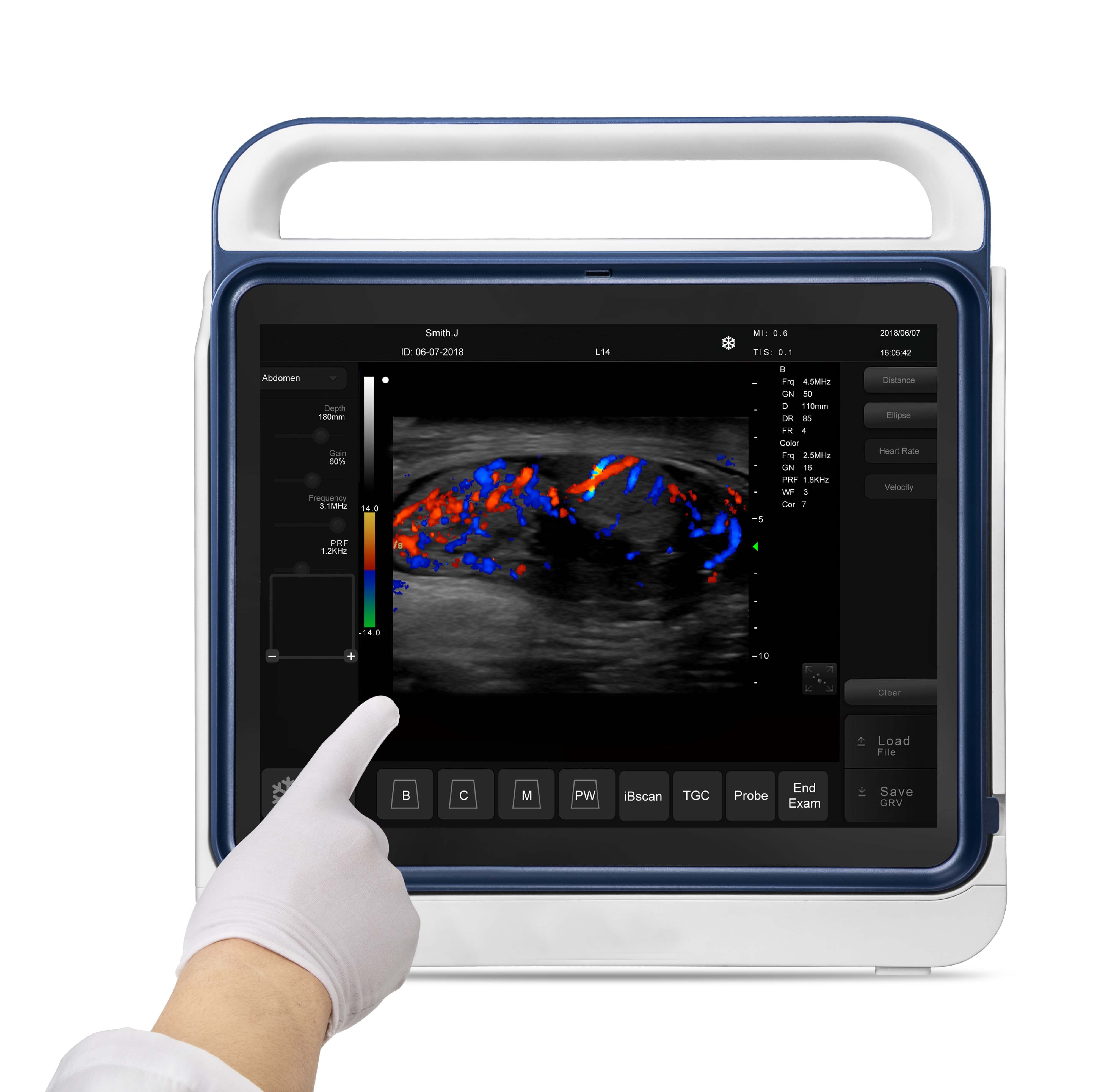 MSLVU45 Vet touch цвет Doppler ультразвуковая система, ветеринарный сканер беременность тесты для коровы/лошадь/овец/свинья