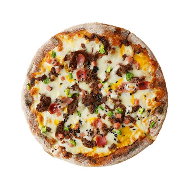 Ручная работа, печь для барбекю Bulgogi, пицца, сделанная в Корее, высокое качество, замороженный барбекю, пицца круглой формы