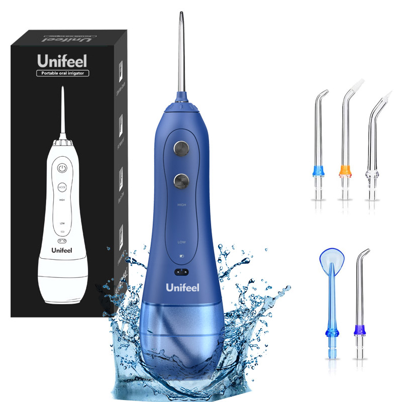Ipx7 Waterproof Usb Rechargeable Oral Irrigator Cordless Dental Teeth Cleaner Portable Water Flosser With 320ml Water Tank