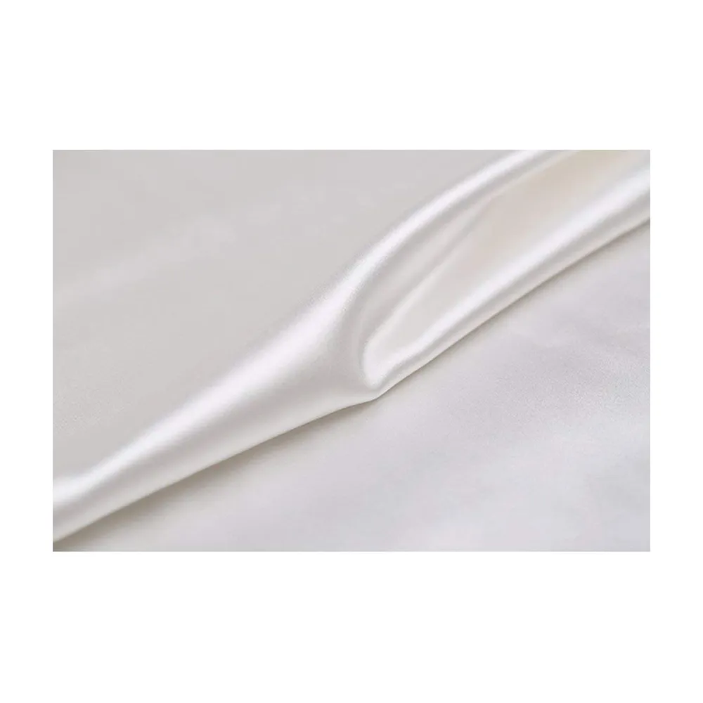 100% Mulberry Pure Silk Fabric 16mm 19mm 22mm Nature White Silk Fabric for Clothing
