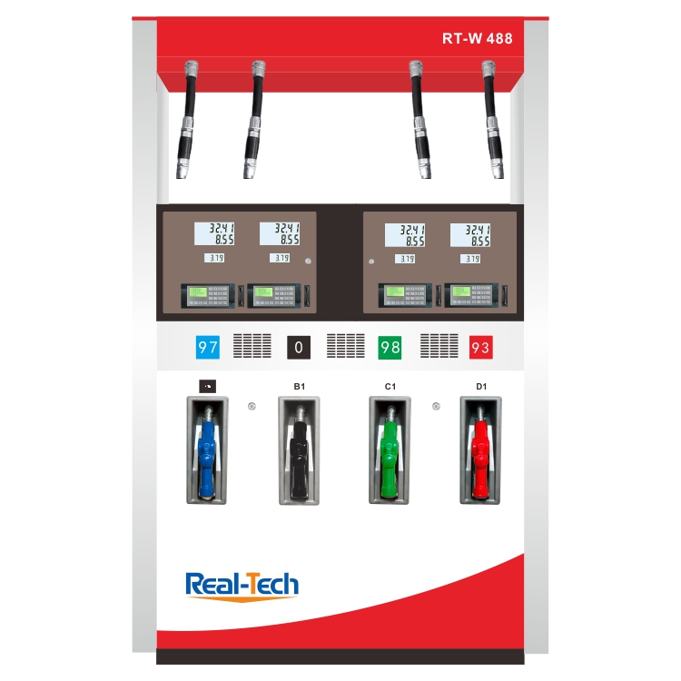 Bluesky production Self Service Oil Ststion 4 Nozzles Diesel Mechanical Fuel Dispenser Mobile Electric Fuel Dispense