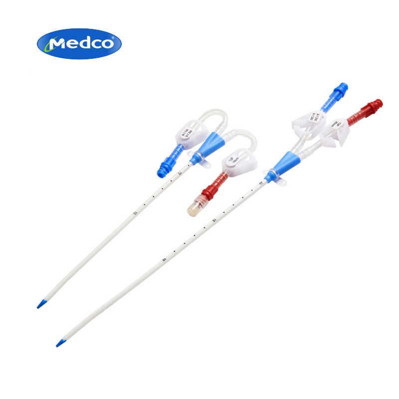 Medical Disposable Supply Hemodialysis Catheter Double Lumen Dialysis Catheter Set