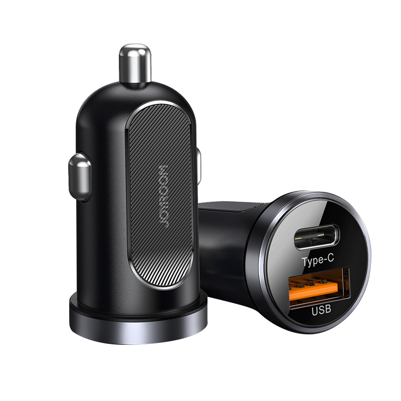 JOYROOM 2 Type-c PD порты 30 Вт Супер Мини Автомобильное зарядное устройство с двумя USB-C автомобильное зарядное устройство для iPhone для Samsung для iPad Tablet