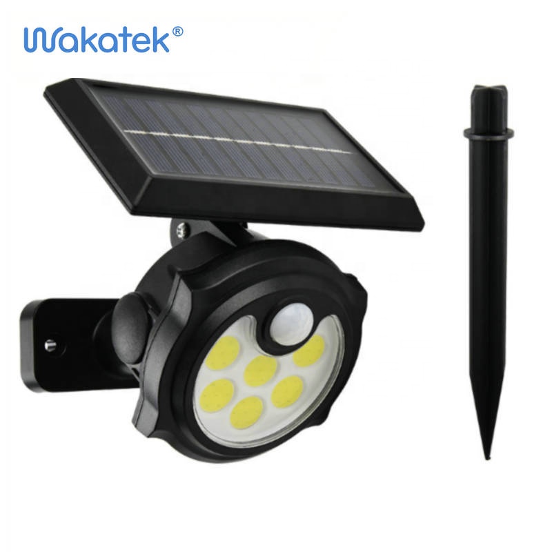 WAKATEK 42COB 36LED ,26LED Led solar lights outdoor landscape decoration light solar light garden lamp for patio