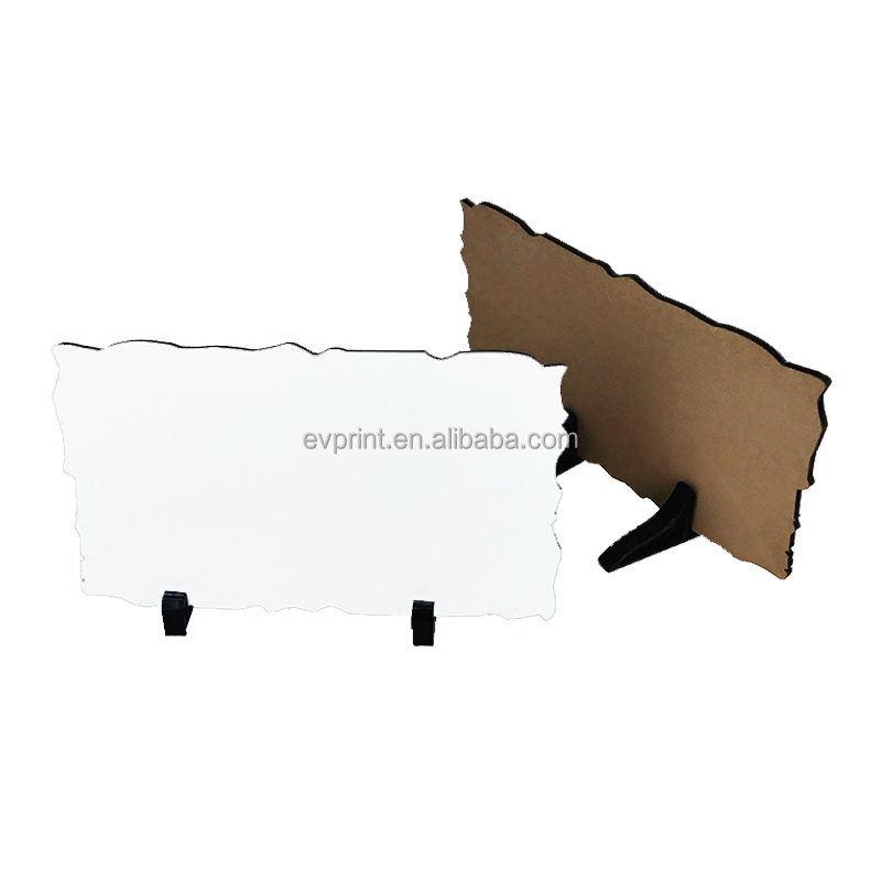 2021 Hot Selling Personalized MDF Memorial Rock Slate Sublimation Blank Photo Slate