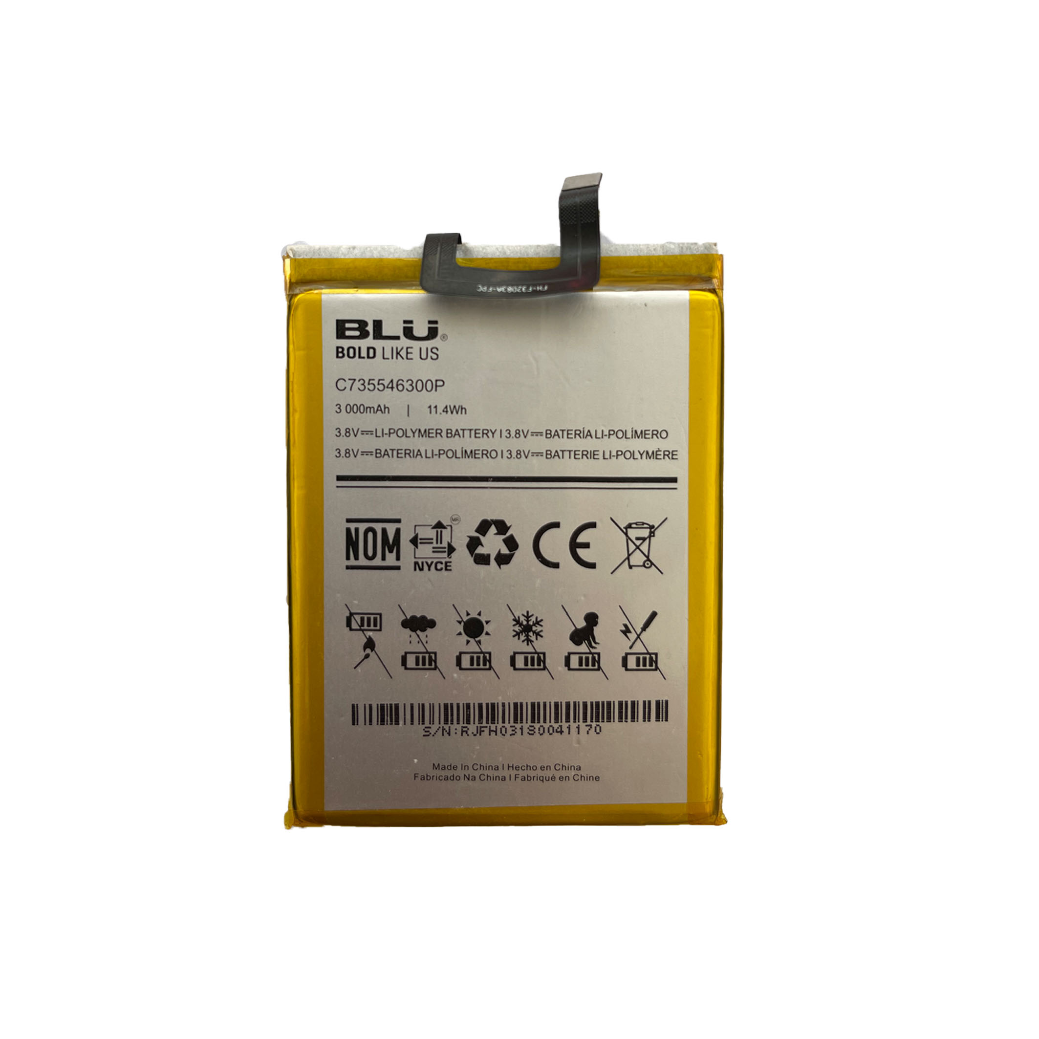 BLU brand high-capacity applicable to replace mobile phone battery
