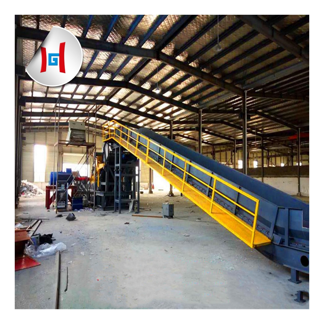2021 hot sales PSX1450 portable used metal scrap shredder recycling production line