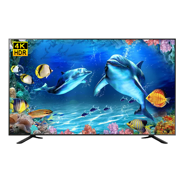 Супер-тонкий HDR дисплей 32 40 50 55 65 75 дюймов телевизор 4K Smart TV Android