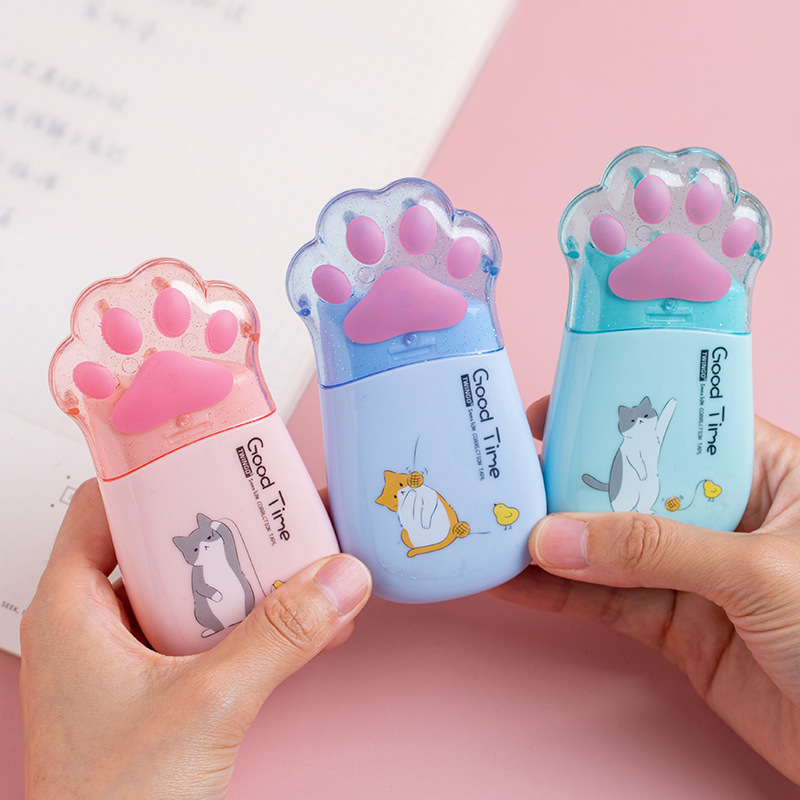Корректирующая лента Kawaii Cat, длина 30 метров, Корректирующая лента с пользовательским логотипом, декоративная Корректирующая лента с роликом