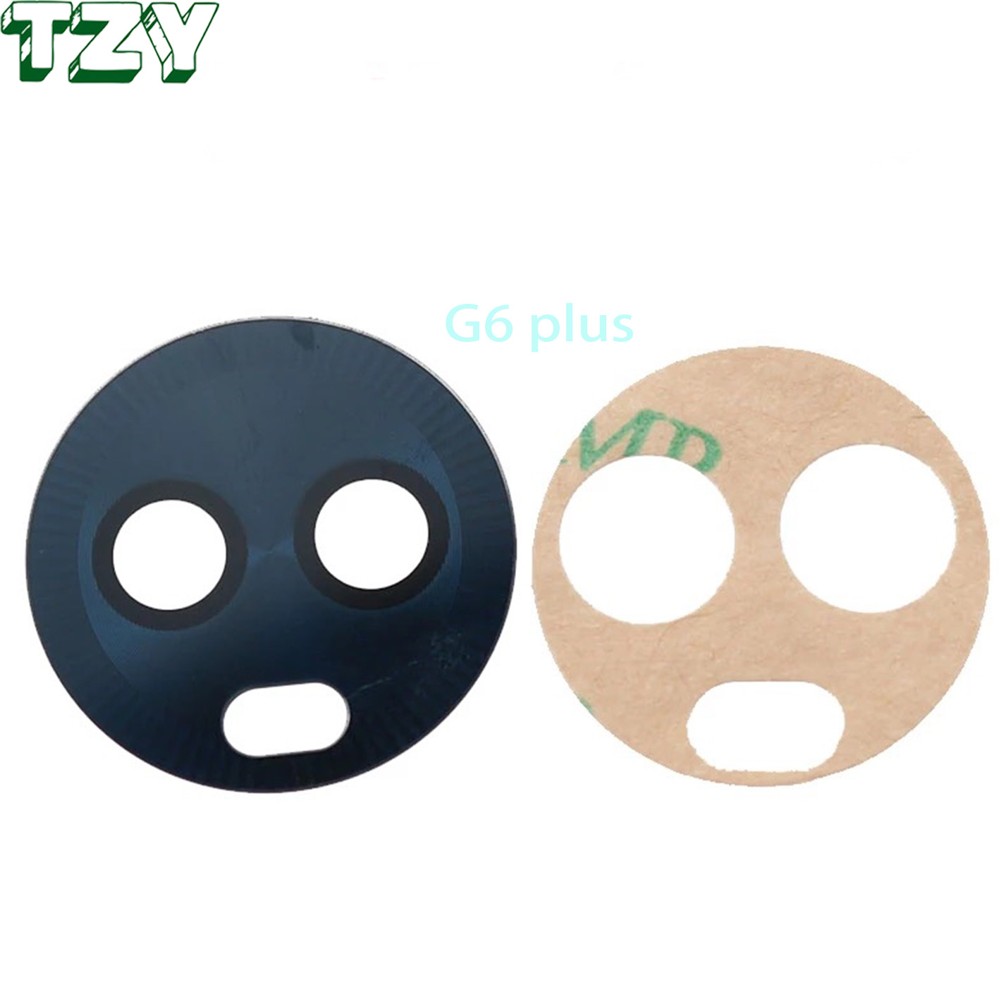 Orignal New Back Rear Camera Lens Glass Cover Ring with Adhesive Sticker Tape For moto G6 G6plus G6play G7 G5 X4