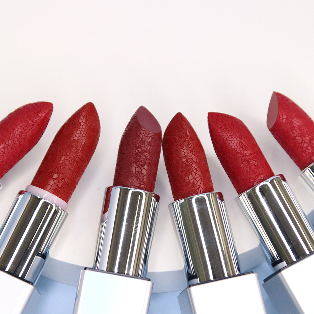 6 Colors Velvet Matte Private Label Lipsticks