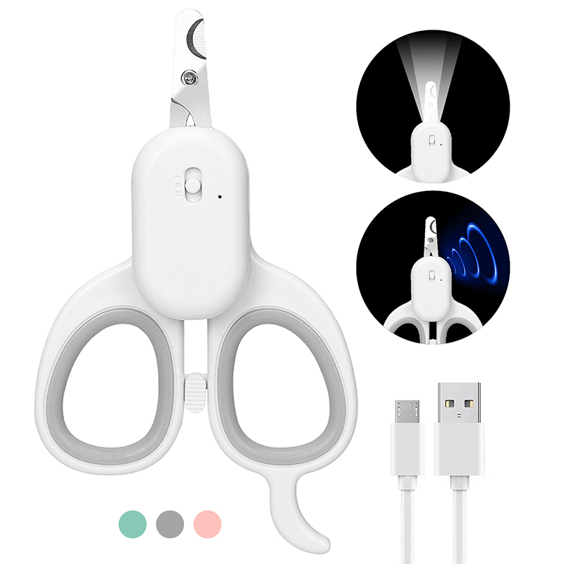 Nail Cleaning Tool Security Dog Scissors Light Pet Scissors Nail Cleaning Dog Scissors