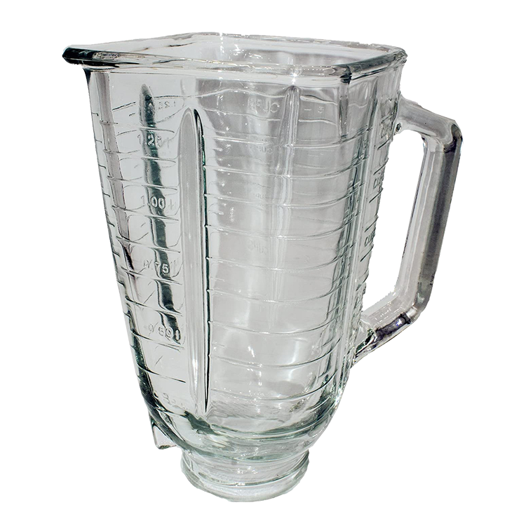 Home Appliance Juicer blender spare parts 1.25L square glass jar