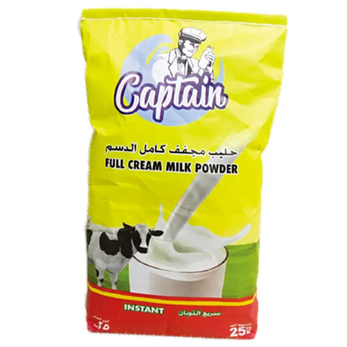 Drink fresh full cream milk powders dairy from 20 grams till 25 Kgs milk powders Captain Milk Powder for sale