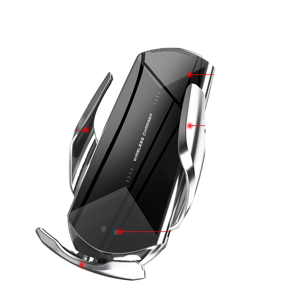 Drop Shipping Electric Car Mobile Phone Bracket Vehicle-Mounted 4 in 1 Portable Fast Wireless Car Phone Charger