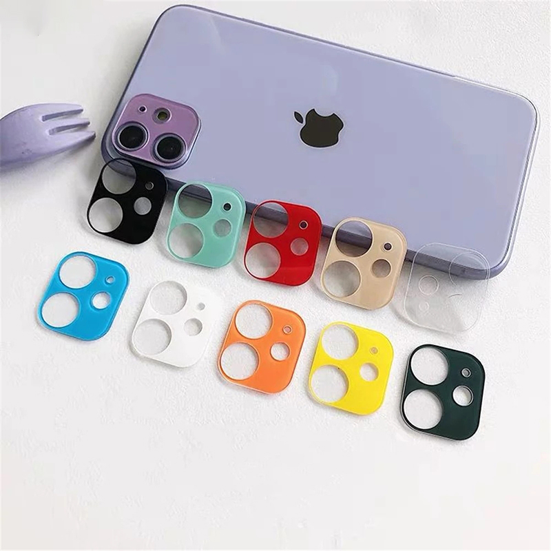 9D Colourful Protective Film Tempered Glass for iPhone 11 Pro 12 Pro Max Screen Protector Back Cover Camera Lens Glass