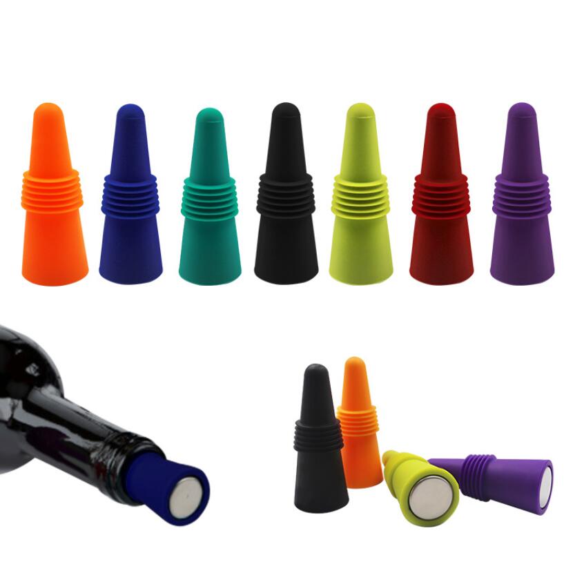 Silicone Wine Bottle Sealing Durable Stopper Conical Beer Spice Bottle Air-tight Stopper
