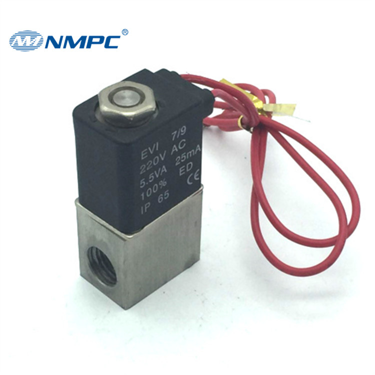 Низкая стоимость 2V025-06 2V025-08 1/8 1/4 дюйма DC 12V 2 Way нормально закрытый электрический соленоидный воздушный клапан для воздушного масла воды