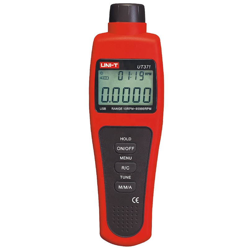 UNI-T UT371 UT372 non-contact digital Tachometer Measurement 10 to 99999 RPM with LCD Display USB Interface