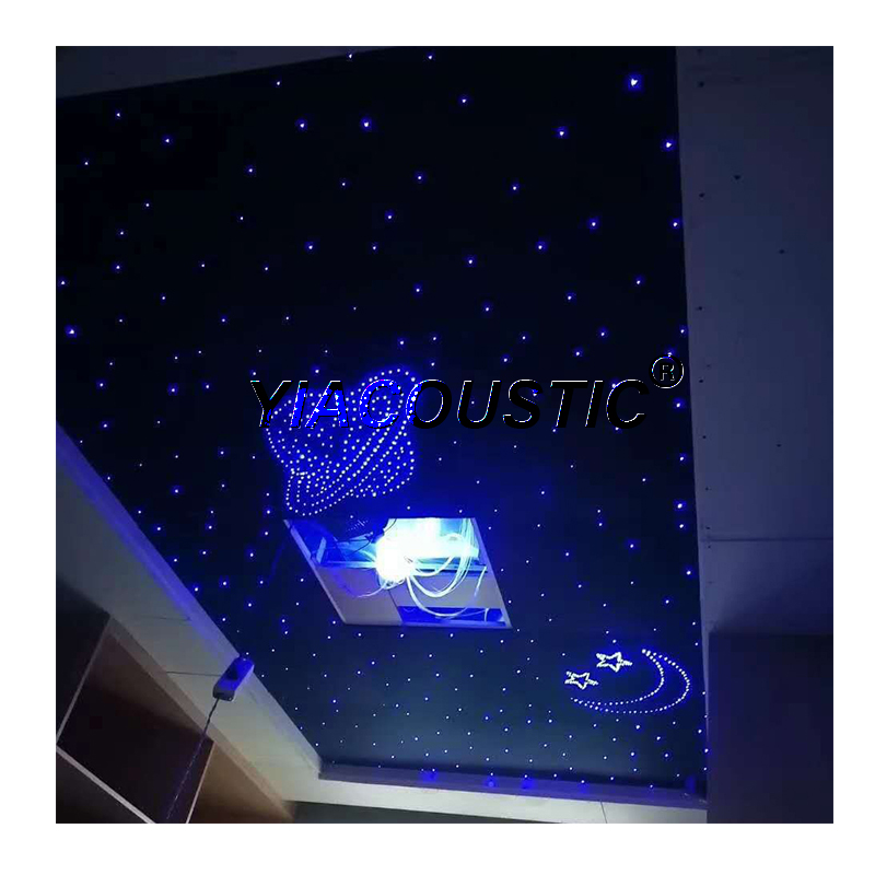 Волоконно-оптический потолочный свет волоконно-оптический кабель рулон RGB led волоконно-оптический проектор