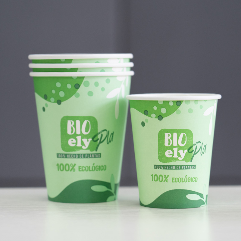 Logo Printed Biodegradable PLA Paper Cups